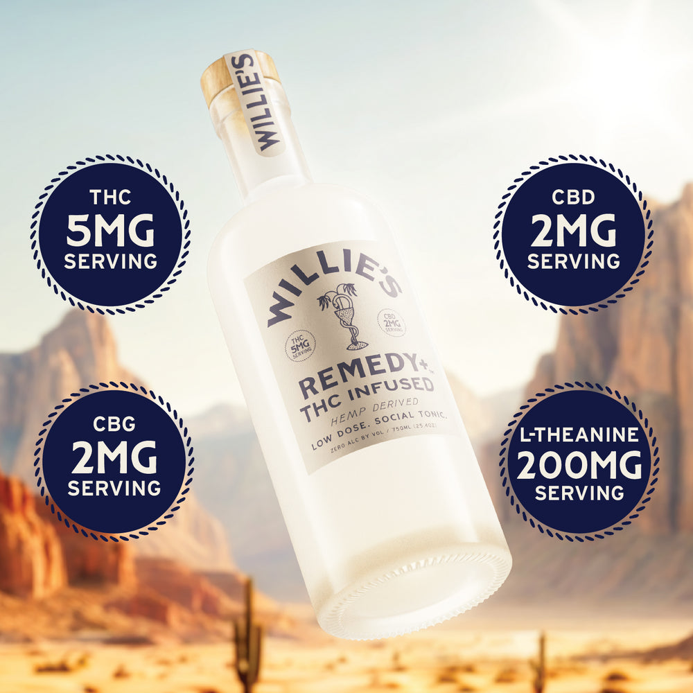 Willie's Remedy+ 5mg  Low Dose 750ml Bottle