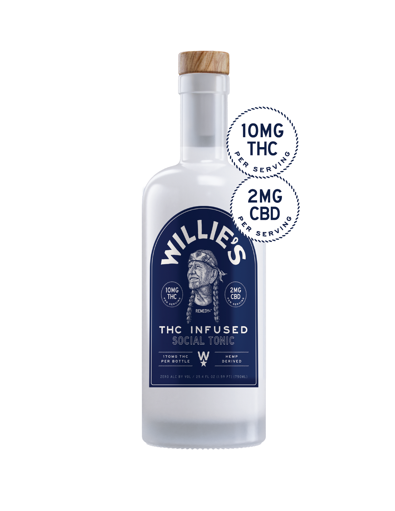 Willie's Remedy+ 10mg High Dose 750ml Bottle