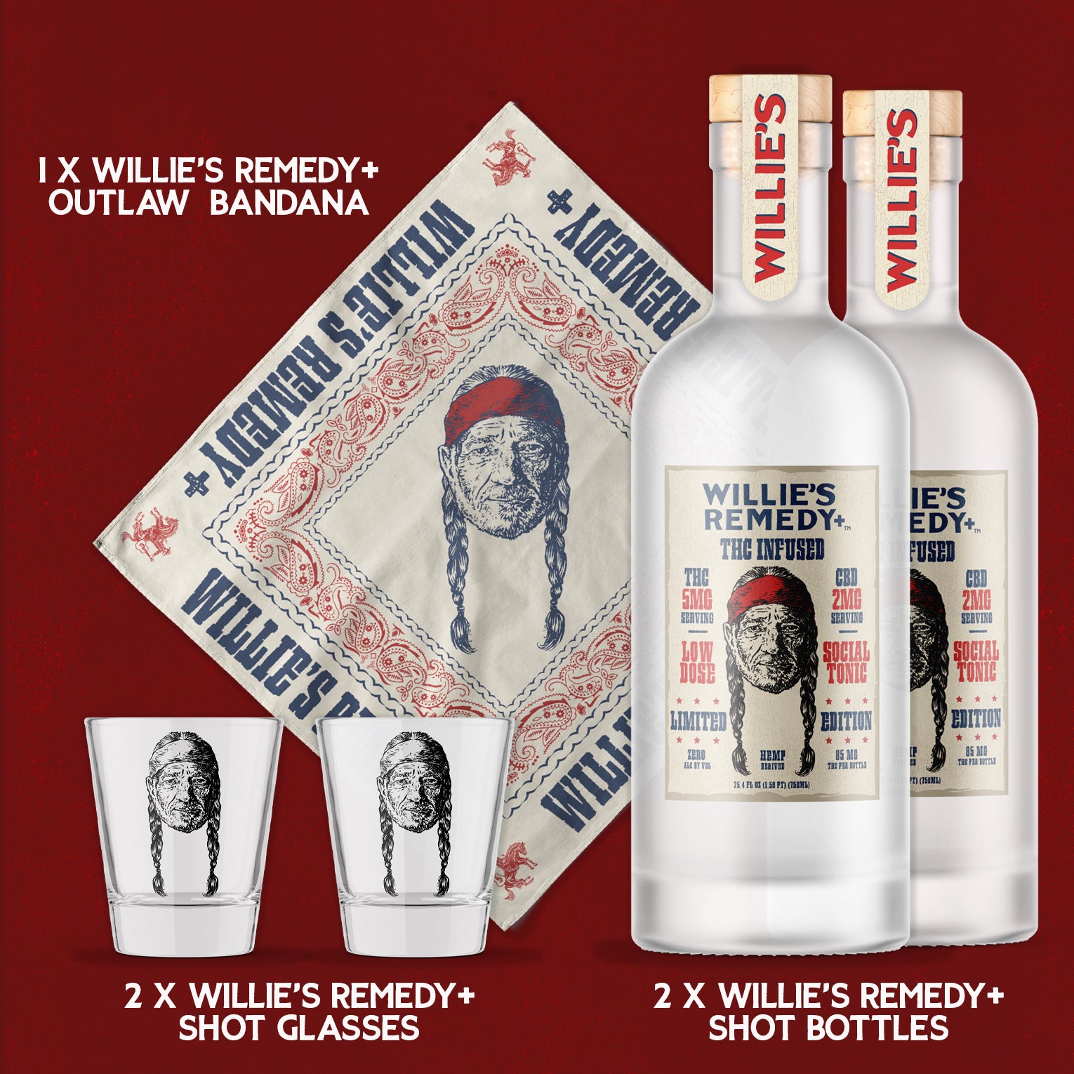 Willie's Remedy+ Limited Edition OUTLAW Bundle